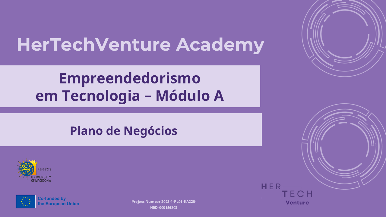 Módulo A - Plano de Negócios