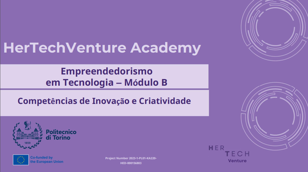 Módulo B - Competências de Inovação e Criatividade