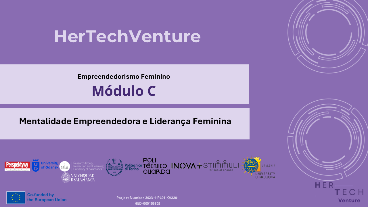 Módulo C - Mentalidade Empreendedora e Liderança Feminina
