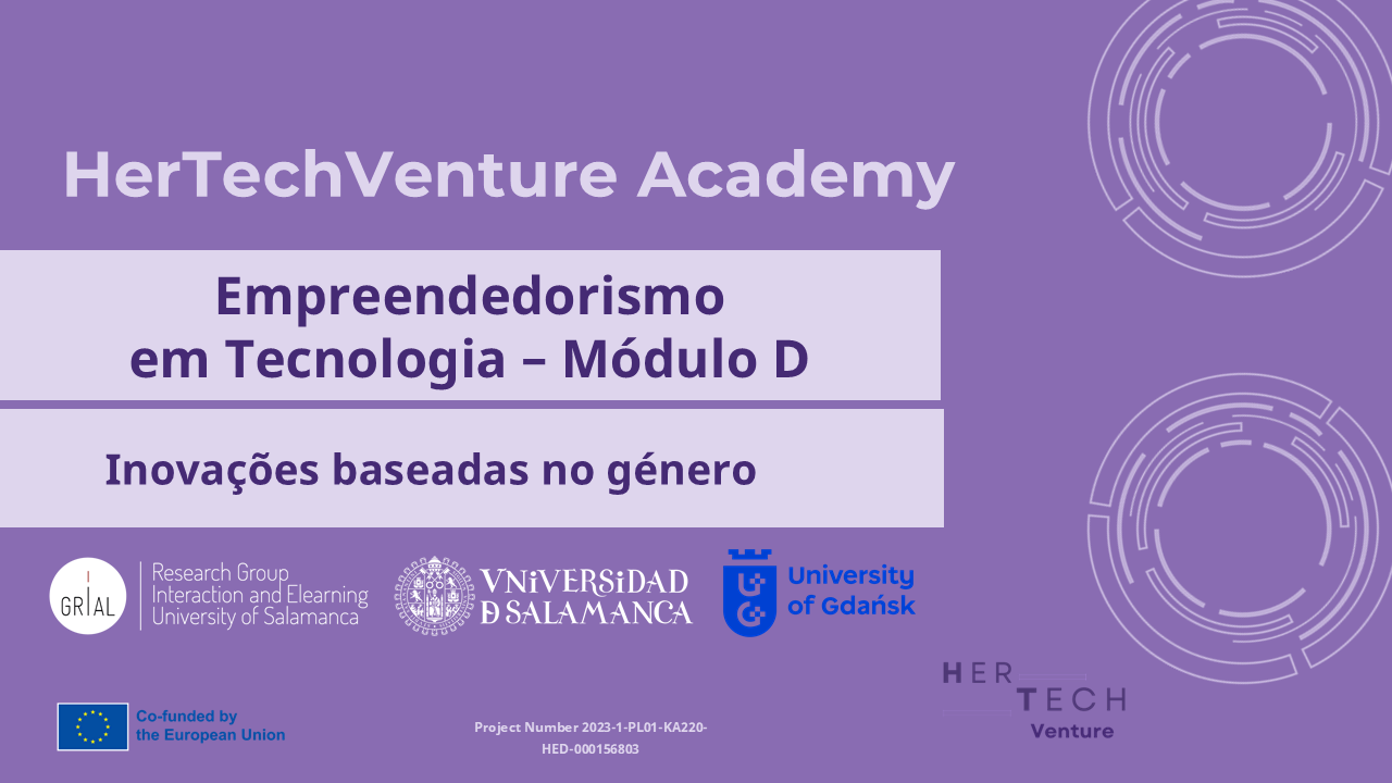 Módulo D - Inovações baseadas no género