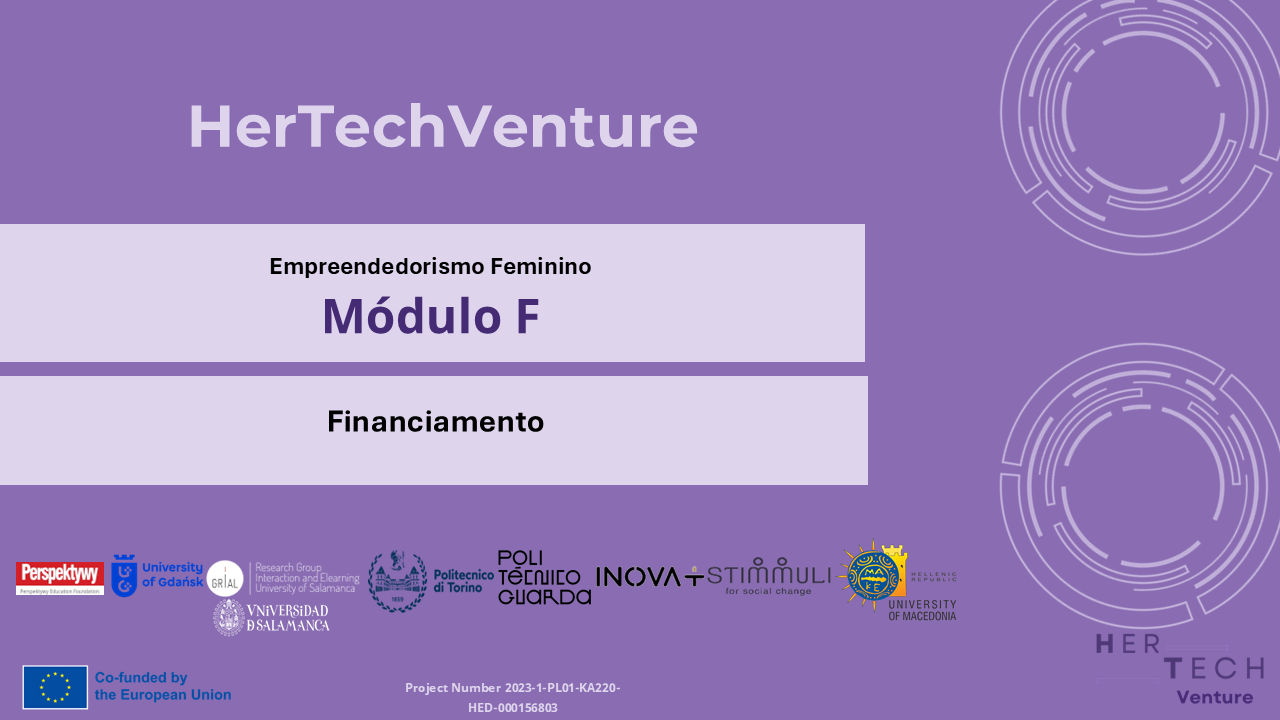 Módulo F - Financiamento