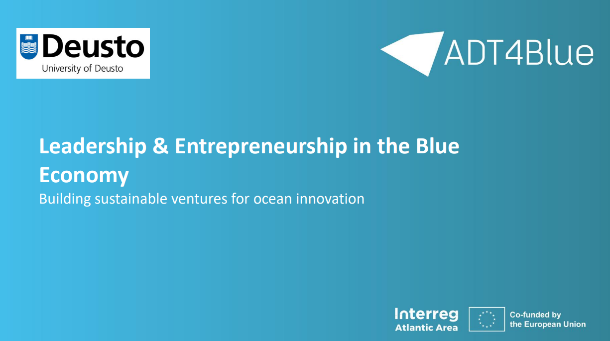   Leadership in the Blue Economy (Advanced Level)