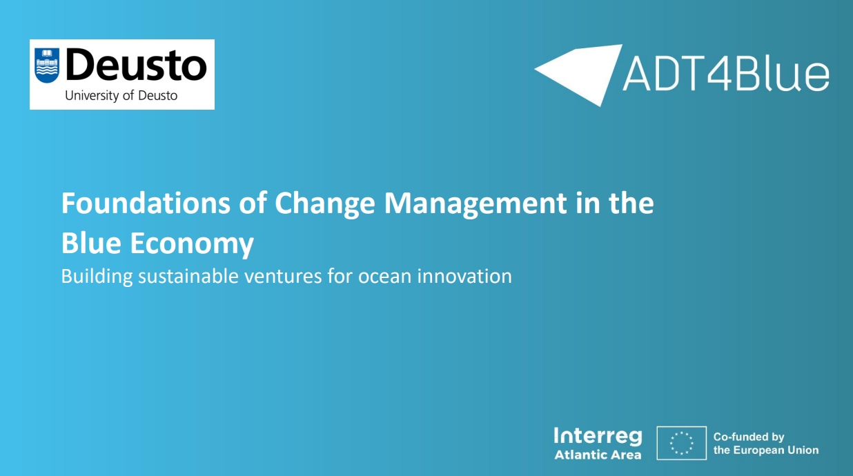 Change Management in the Blue Economy (Advanced Level)